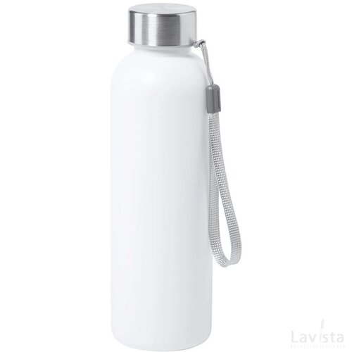 Gliter Anti Bacteriele Sportfles Wit