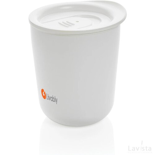 Antimicrobiële koffiebeker wit