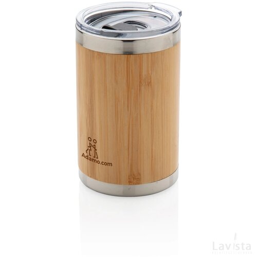 Bamboe koffie beker bruin