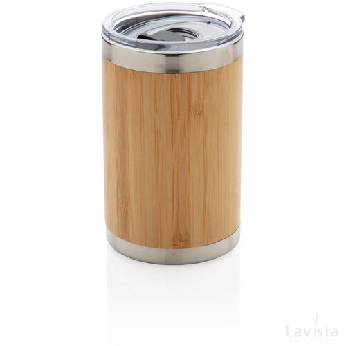 Bamboe koffie beker bruin
