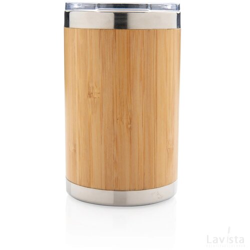 Bamboe koffie beker bruin