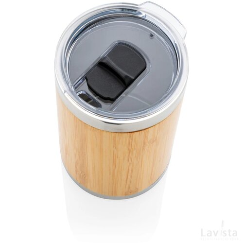 Bamboe koffie beker bruin