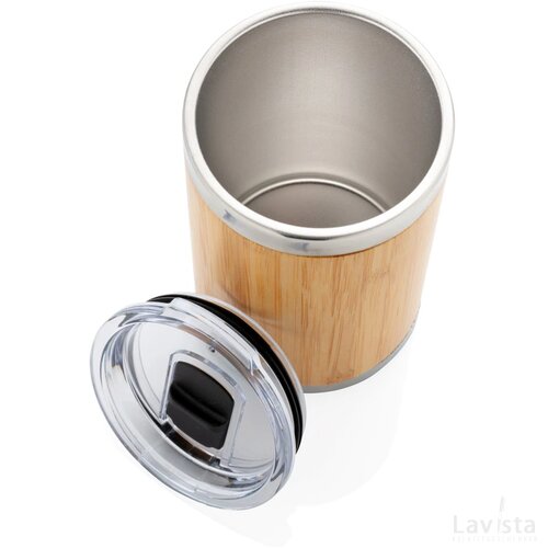 Bamboe koffie beker bruin