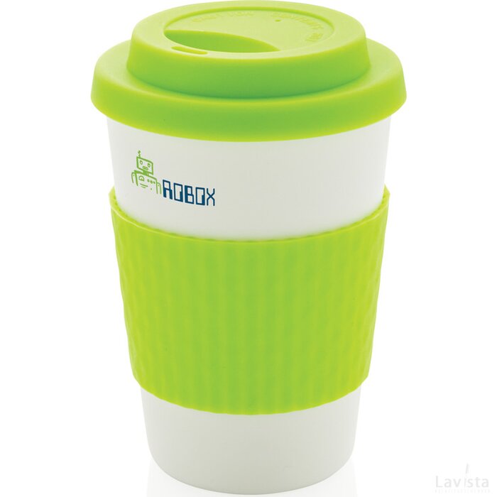 Herbruikbare koffiebeker 270ml groen