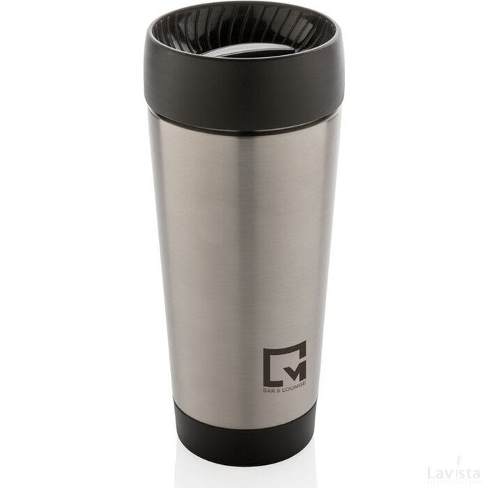 Easy clean vacuüm koffiebeker zilver