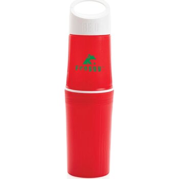 BE O Bottle, Waterfles, gemaakt in Europa rood