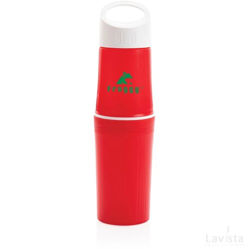 BE O Bottle, Waterfles, gemaakt in Europa rood
