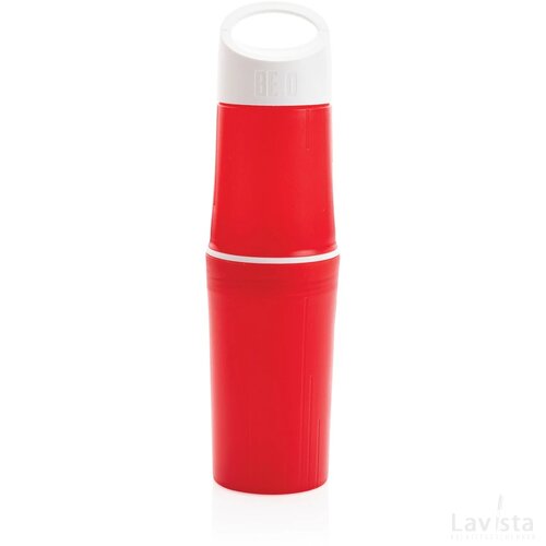 BE O Bottle, Waterfles, gemaakt in Europa rood