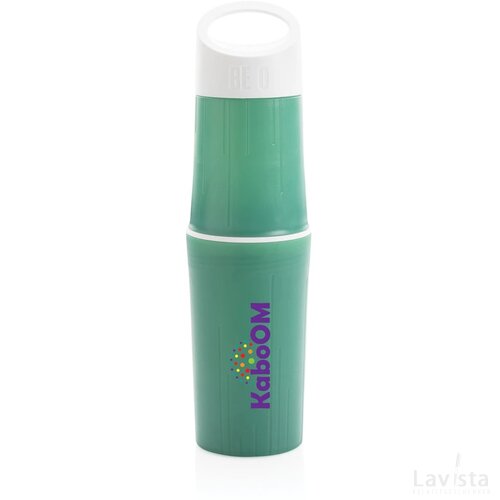 BE O Bottle, Waterfles, gemaakt in Europa groen