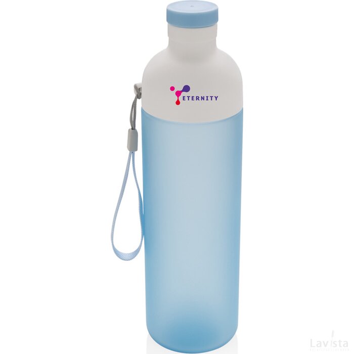 Impact lekvrije tritan waterfles blauw, wit