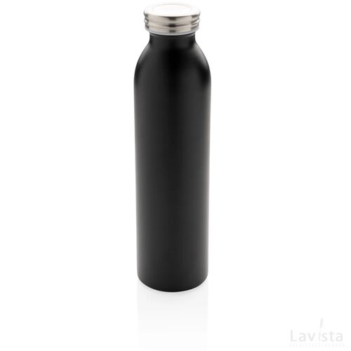 Lekvrije drinkfles met koperisolatie zwart