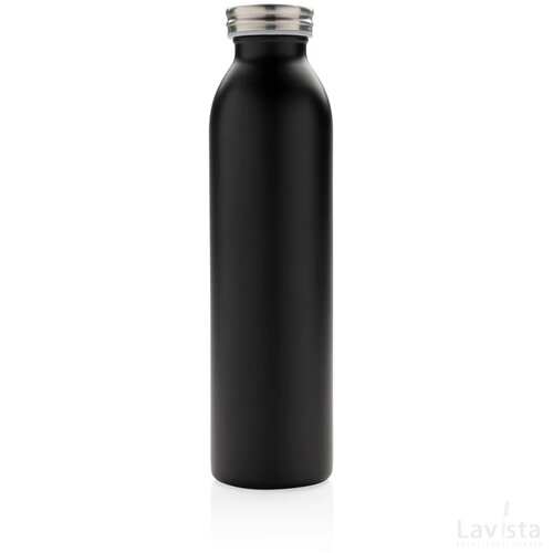 Lekvrije drinkfles met koperisolatie zwart