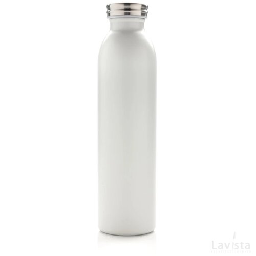 Lekvrije drinkfles met koperisolatie gebroken wit