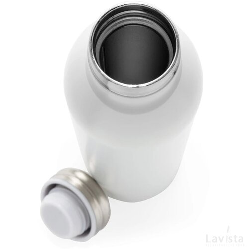 Lekvrije drinkfles met koperisolatie gebroken wit