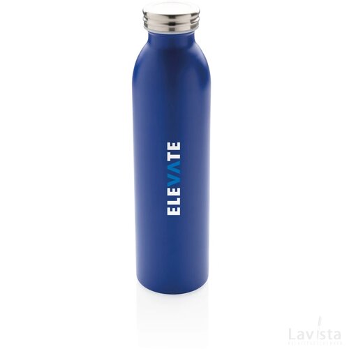 Lekvrije drinkfles met koperisolatie blauw