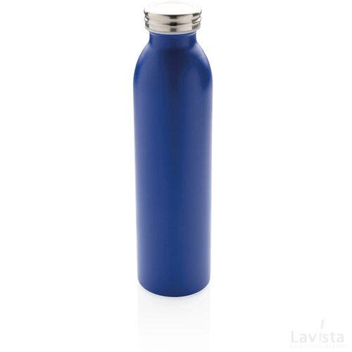 Lekvrije drinkfles met koperisolatie blauw