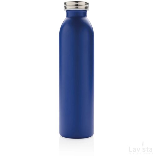 Lekvrije drinkfles met koperisolatie blauw