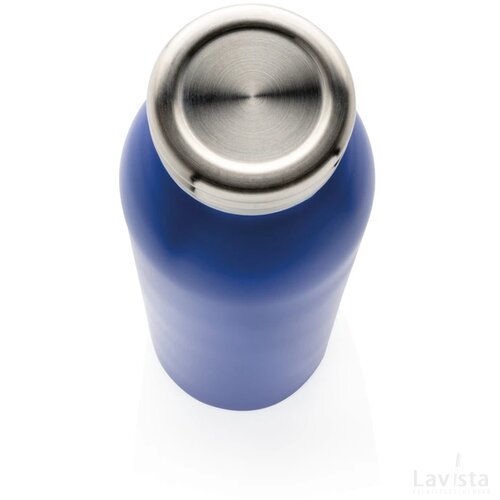 Lekvrije drinkfles met koperisolatie blauw