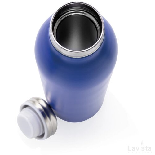 Lekvrije drinkfles met koperisolatie blauw