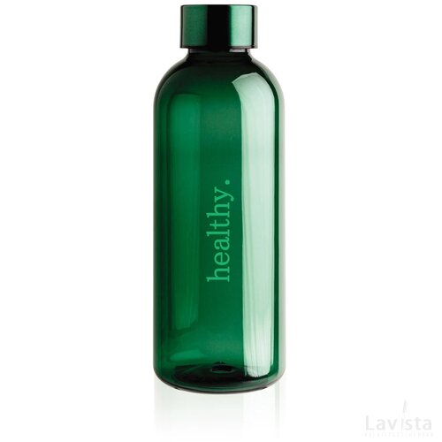 Lekvrije waterfles met metallic dop groen