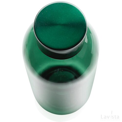 Lekvrije waterfles met metallic dop groen