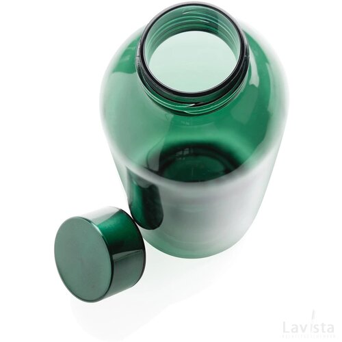 Lekvrije waterfles met metallic dop groen