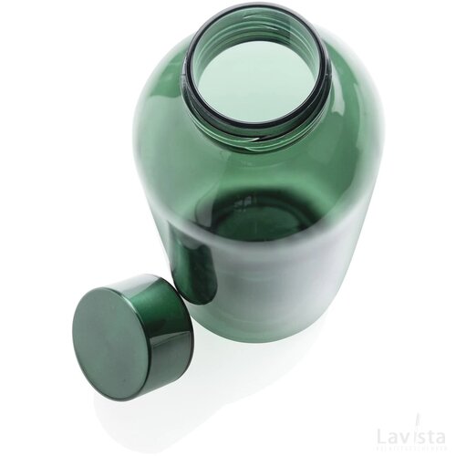 Lekvrije waterfles met metallic dop groen