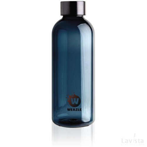 Lekvrije waterfles met metallic dop blauw