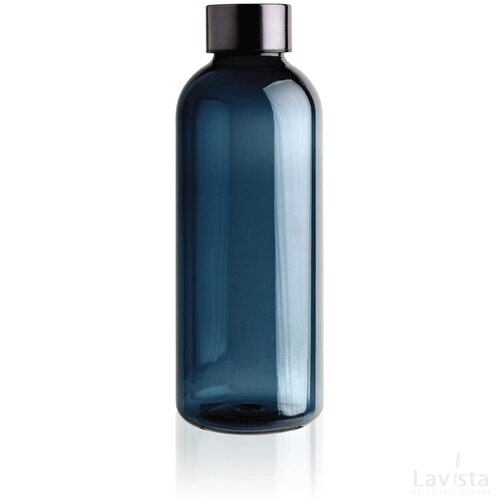 Lekvrije waterfles met metallic dop blauw