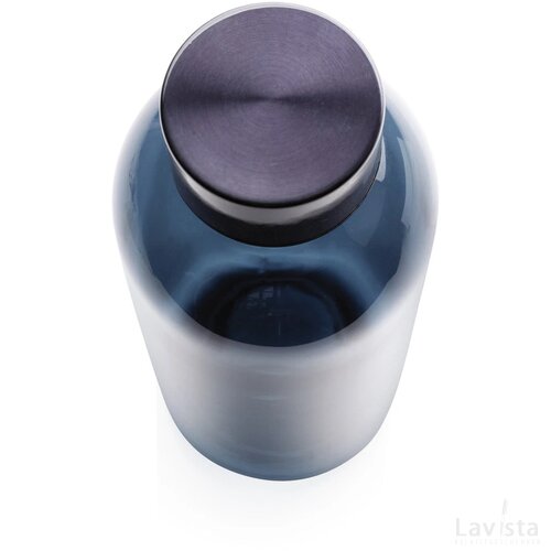 Lekvrije waterfles met metallic dop blauw