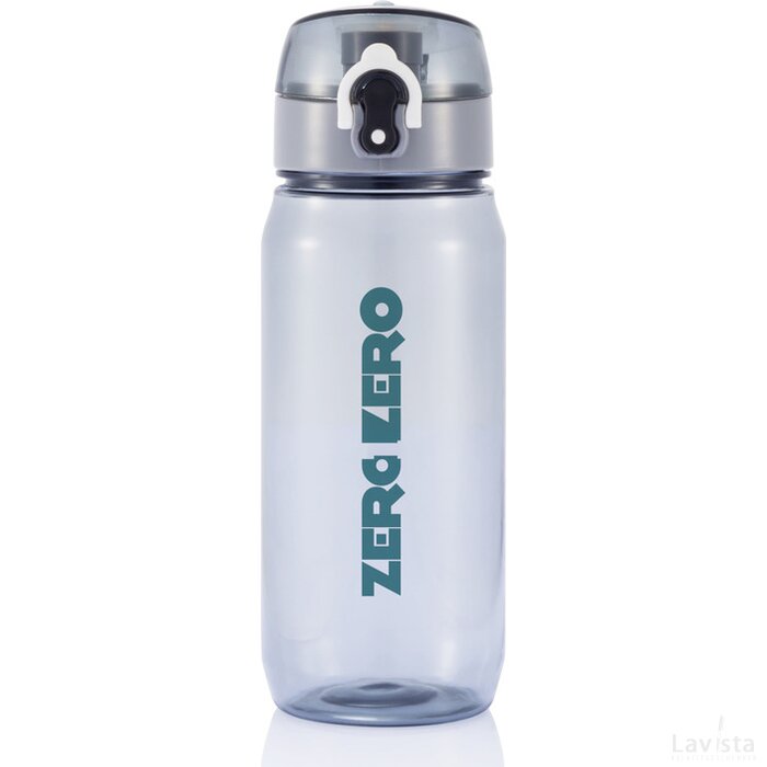 Tritan fles zwart, grijs
