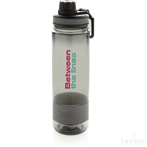 Tritan fles grijs, antraciet