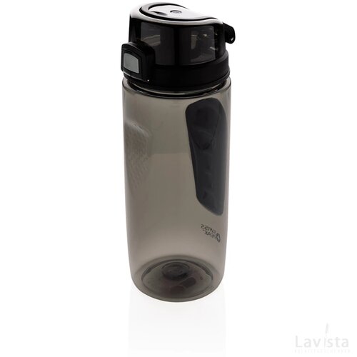 Swiss Peak deluxe tritan sportfles zwart, zwart