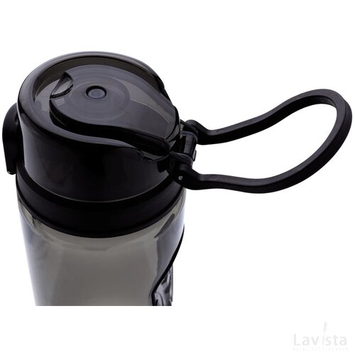 Swiss Peak deluxe tritan sportfles zwart, zwart