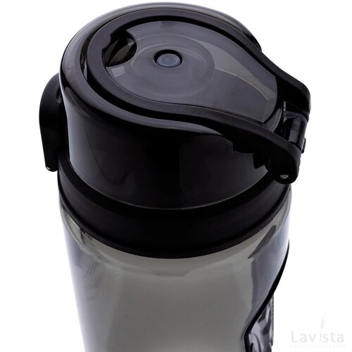 Swiss Peak deluxe tritan sportfles zwart, zwart
