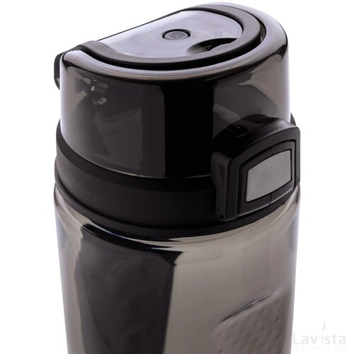 Swiss Peak deluxe tritan sportfles zwart, zwart