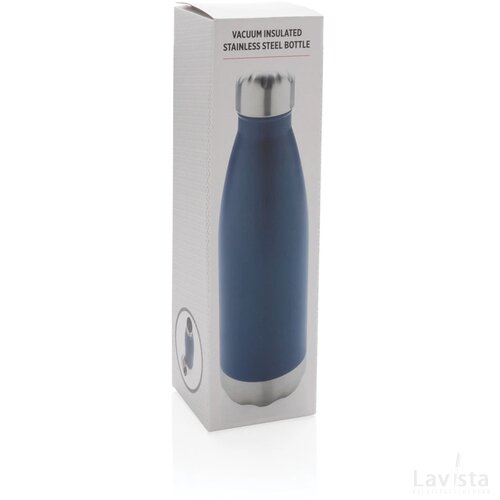 Vacuüm geïsoleerde roestvrijstalen fles blauw