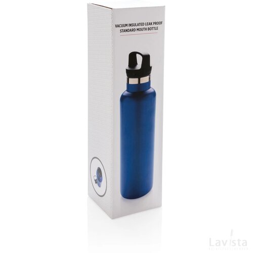 Standard mouth infuser vacuüm isoleerfles blauw