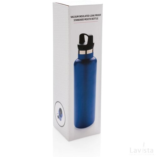 Standard mouth infuser vacuüm isoleerfles blauw