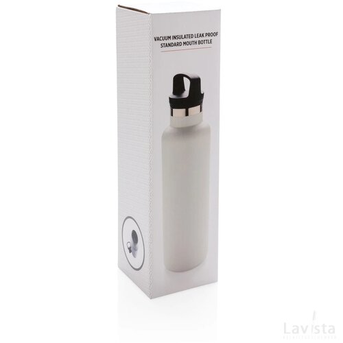 Standard mouth infuser vacuüm isoleerfles gebroken wit