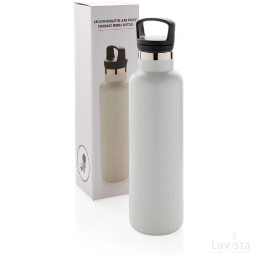 Standard mouth infuser vacuüm isoleerfles gebroken wit