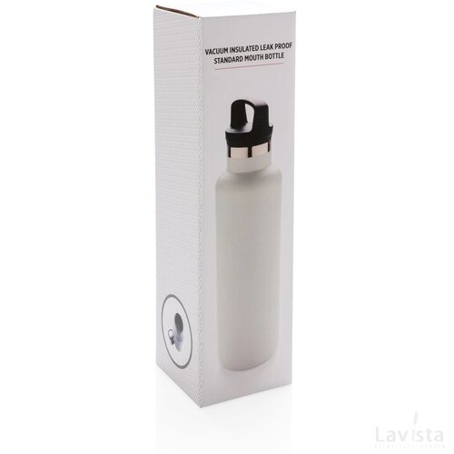Standard mouth infuser vacuüm isoleerfles gebroken wit