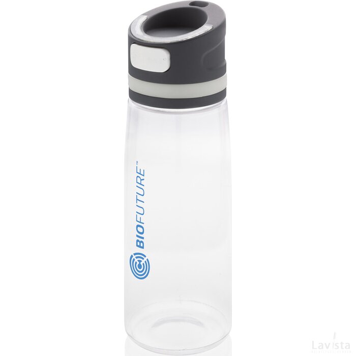Fit waterfles met telefoonhouder wit