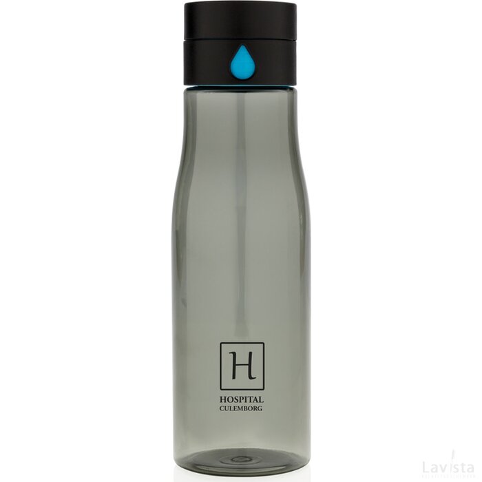 Aqua hydratatie tritan fles zwart