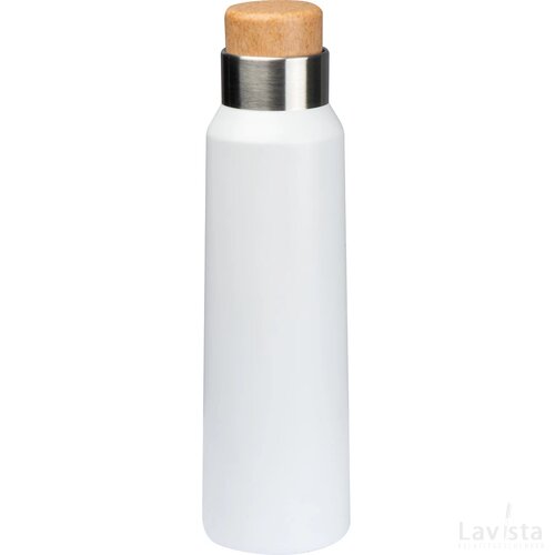 Drinkfles van rvs 500 ml wit