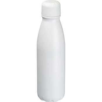 Drinkfles aluminium met 600 ml wit