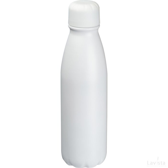 Drinkfles aluminium met 600 ml wit