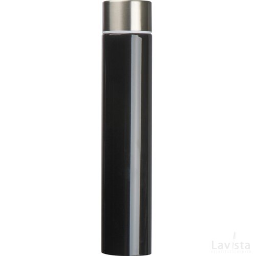 Slanke RVS drinkfles | 310 ml zwart