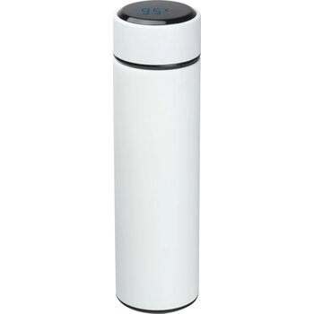 Isoleerfles met LED temperatuuraanduiding wit