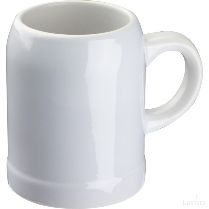 Stenen kruik 200 ml wit